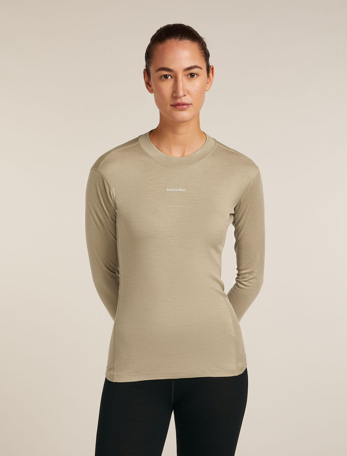 Women's 200 Ace Mock Neck Thermal Top Flagstone - 1