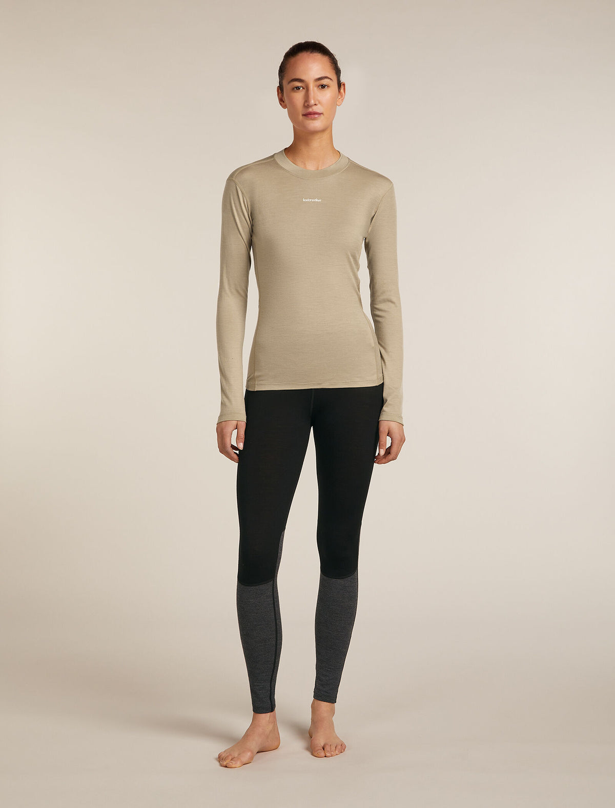 Women's 200 Ace Mock Neck Thermal Top Flagstone - 3
