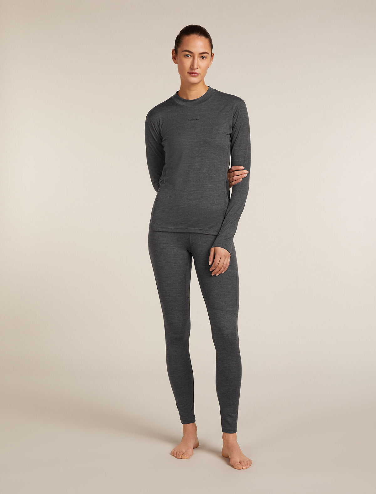 Women's 200 Ace Thermal Leggings Jet hthr - 3