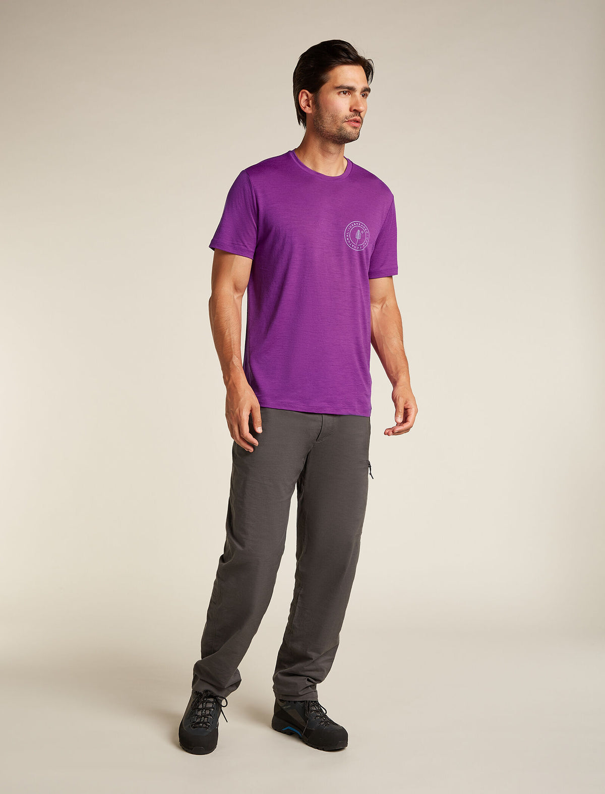 Men's Merino 150 Tech Lite Short Sleeve T-Shirt Hike Naturally Passion - 3
