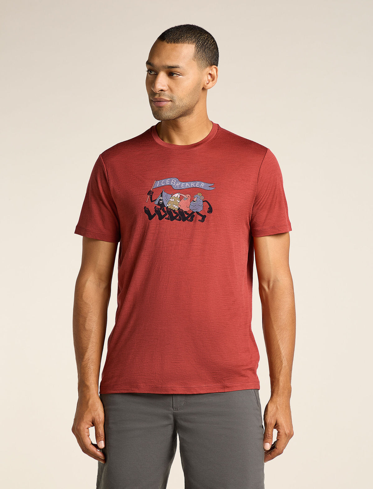 Merino 150 Tech Lite Kurzarm T-Shirt Hike Together Herren  - 1