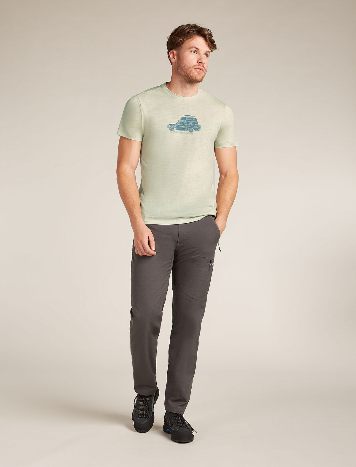 T-shirt manches courtes mrinos 150 Tech Lite Cosy Camper  - 3