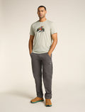 Men's Merino 150 Tech Lite Short Sleeve T-Shirt Catch Me Outside Ashen - 3