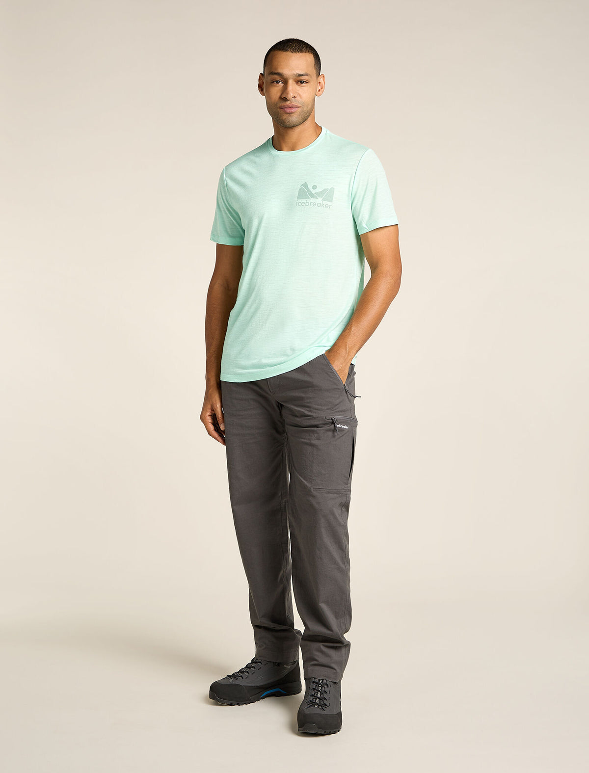T-shirt a maniche corte in lana merino 150 Tech Lite Southern Shapes Uomo  - 3