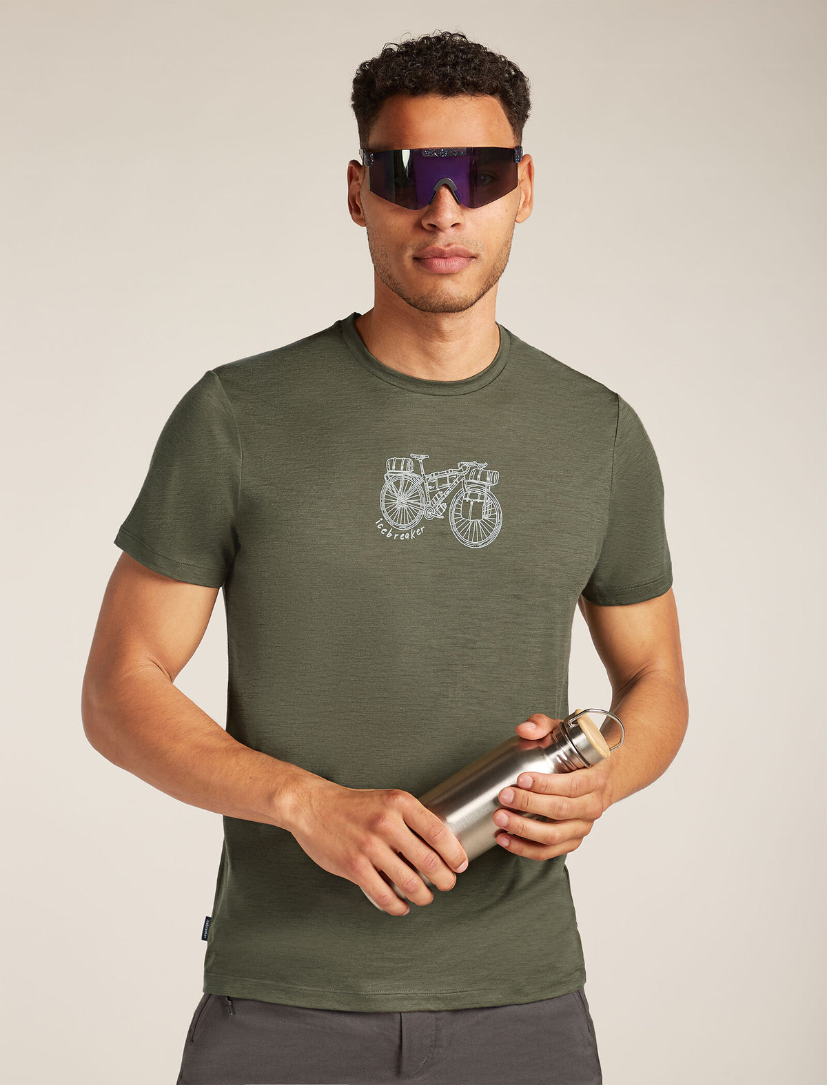 Men's Merino 150 Tech Lite Short Sleeve T-Shirt Adventure Ride Loden - 4