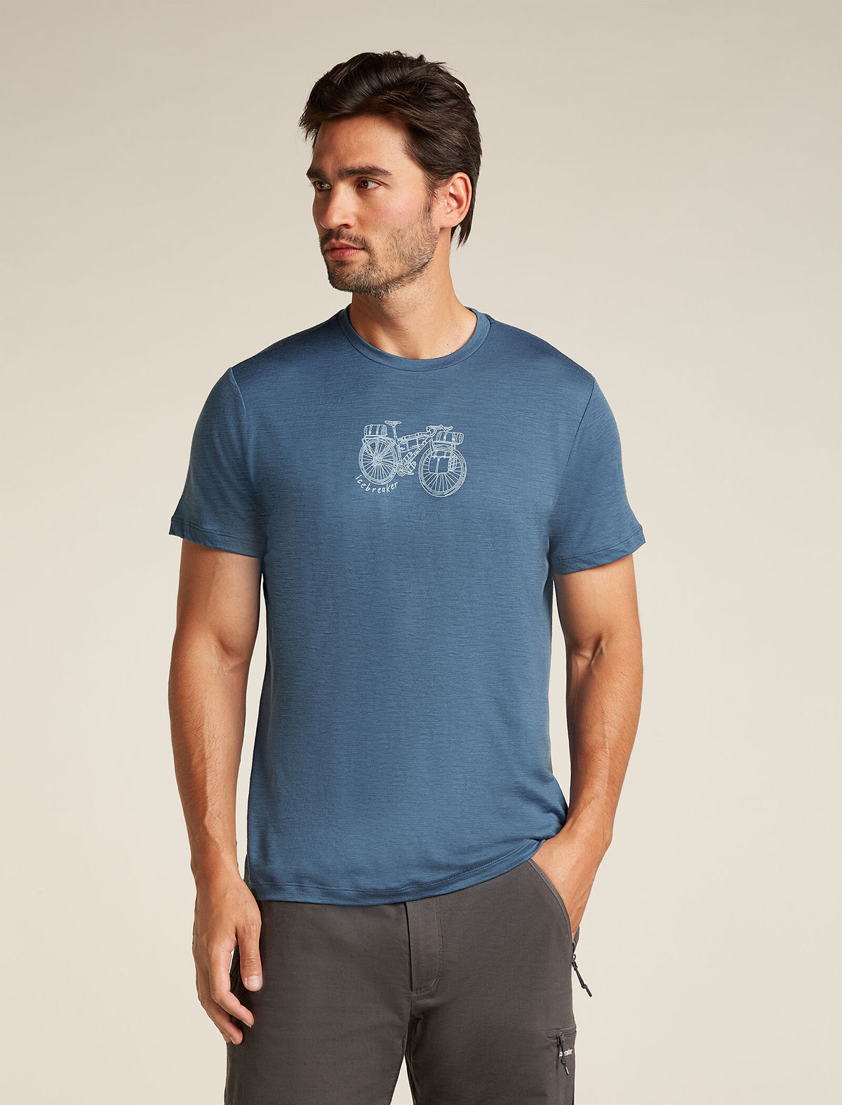 Men's Merino 150 Tech Lite Short Sleeve T-Shirt Adventure Ride Dawn - 1