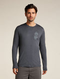 Men's Merino 150 Tech Lite Long Sleeve T-Shirt IB Solar Obsidian - 1