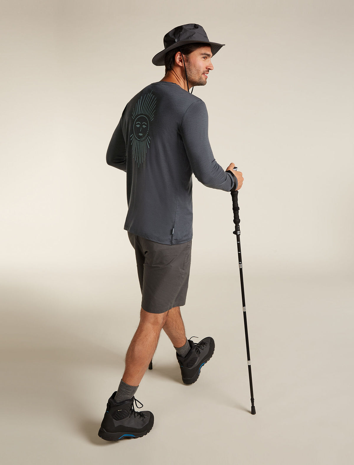 Men's Merino 150 Tech Lite Long Sleeve T-Shirt IB Solar Obsidian - 4