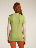 Women's Merino 150 Tech Lite Short Sleeve T-Shirt Adventure Ride Olive - 3
