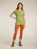 Women's Merino 150 Tech Lite Short Sleeve T-Shirt Adventure Ride Olive - 4