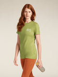Women's Merino 150 Tech Lite Short Sleeve T-Shirt Adventure Ride Olive - 5