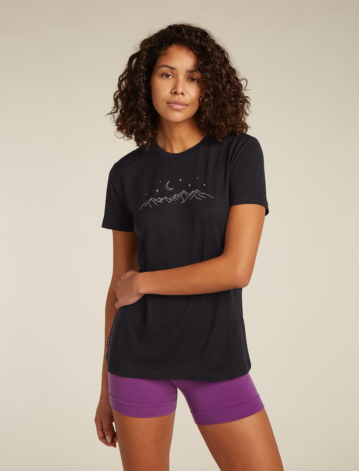 Merino 150 Tech Lite Kurzarm T-Shirt Sparkling Stars Damen  - 1