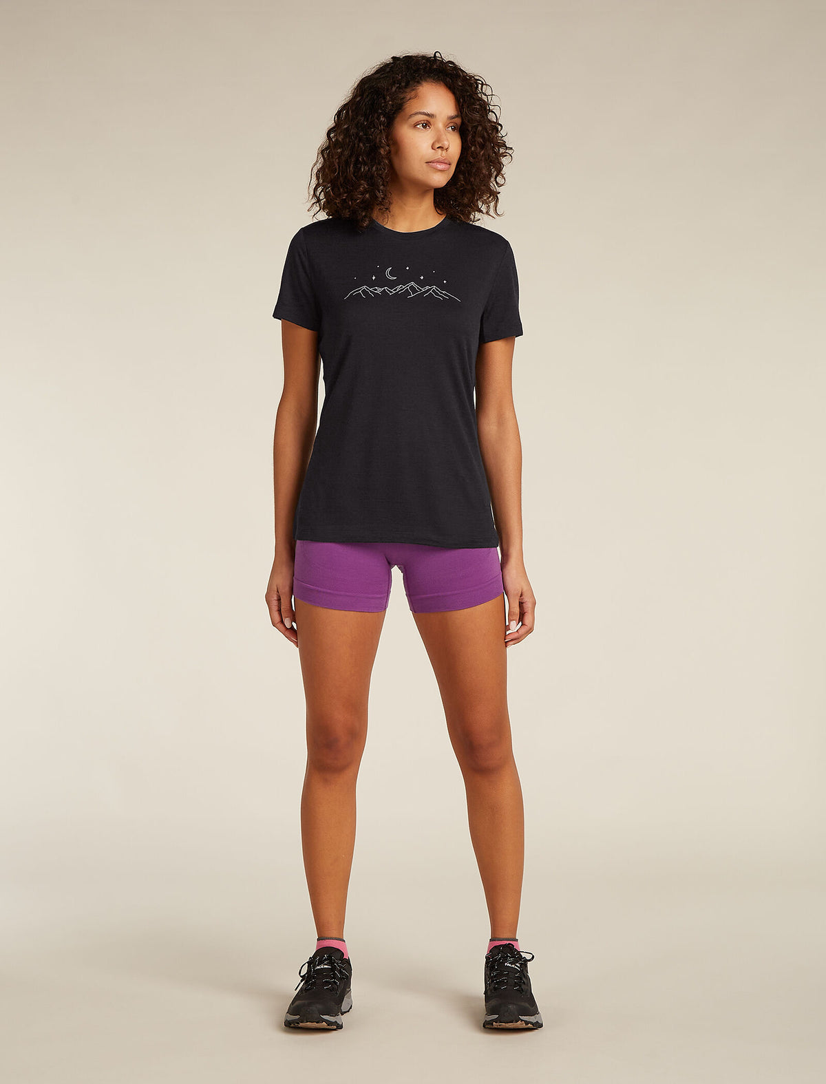 Merino 150 Tech Lite Kurzarm T-Shirt Sparkling Stars Damen  - 3