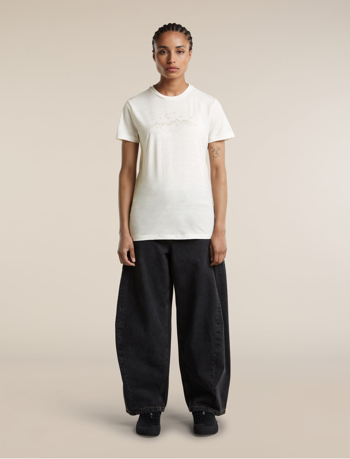 T-shirt 150 Tech Lite Sparkling Stars Ecru Hthr - 3