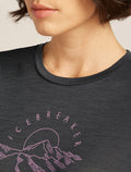 Women's 150 Tech Lite T-shirt Sunrise Summit Obsidian - 6