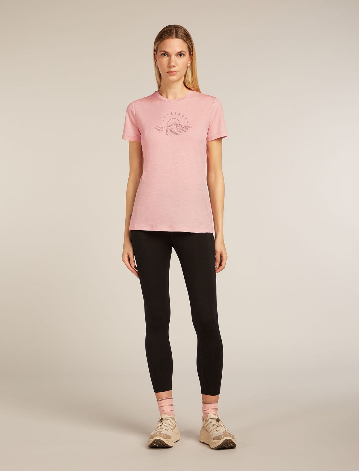 Women's 150 Tech Lite T-shirt Sunrise Summit Blush - 3
