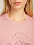 Women's 150 Tech Lite T-shirt Sunrise Summit Blush - 6