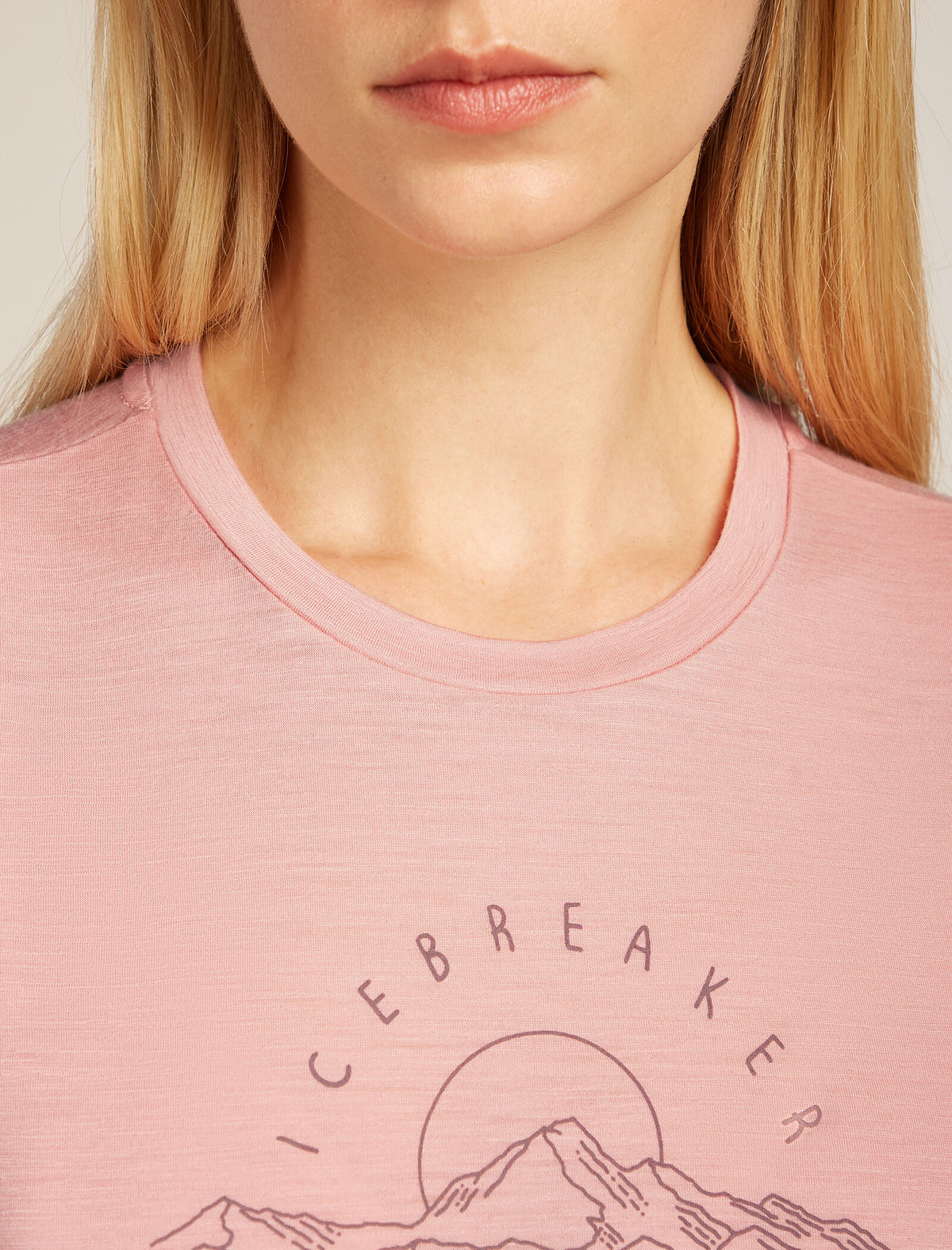 Women's 150 Tech Lite T-shirt Sunrise Summit Blush - 6