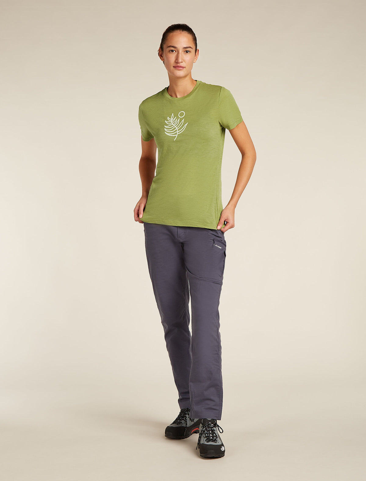 Merino 150 Tech Lite Kurzarm T-Shirt Fresh Fern Damen  - 3
