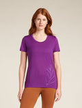 Women's Merino 150 Tech Lite Short Sleeve Scoop T-Shirt Tee Panax Passion - 1