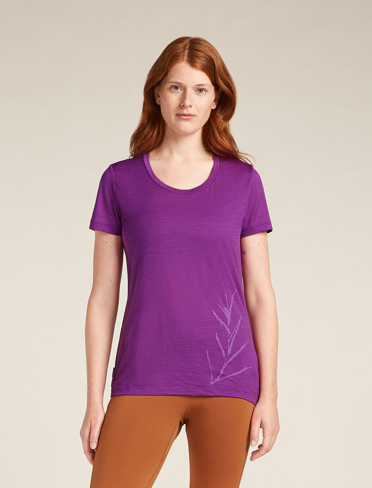 Women's Merino 150 Tech Lite Short Sleeve Scoop T-Shirt Tee Panax Passion - 1
