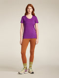 Women's Merino 150 Tech Lite Short Sleeve Scoop T-Shirt Tee Panax Passion - 3