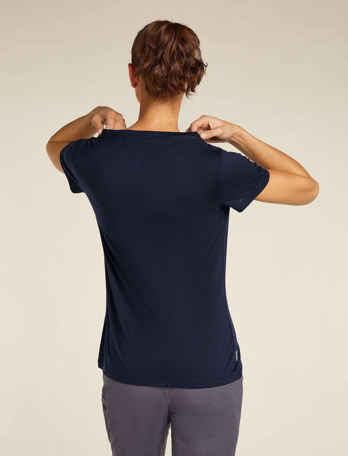 Women's Merino 150 Tech Lite Short Sleeve Scoop T-Shirt Tee Panax Midnight navy - 2