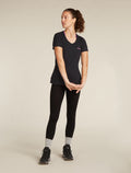 Merino 150 Tech Lite Kurzarm T-Shirt mit U-Ausschnitt IB Wordmark Damen  - 3