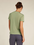 Women's Merino Blend Core Short Sleeve T-Shirt Camping Circle Lichen - 2