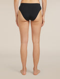 Women's Rib Lotus Hipster Black - 2