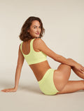 Women's Merino Blend Rib Lotus Hipster Citrine - 4