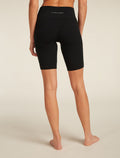 Merinomix 260 Nahtlos Gerippte 8" High Rise Shorts Damen  - 3