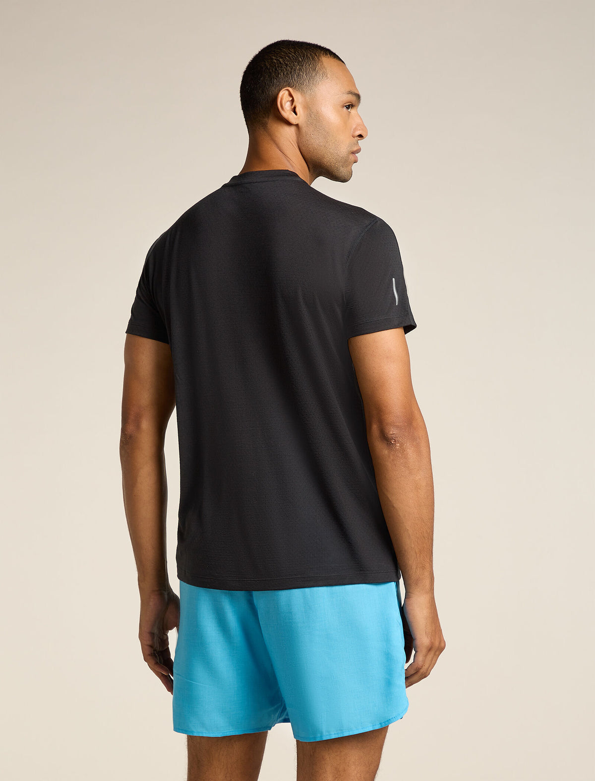 Pánské Top s krátkým rukávem a zipem do čtvrtiny z merino směsi 125 Cool-Lite™ Speed  - 2