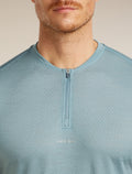 Camiseta con cremallera de un cuarto 125 Speed Flint Blue - 6