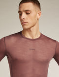 Men's Merino Blend 75 Cool-Lite™ Featherlight™ Long Sleeve Crew Thermal Top Carob - 5