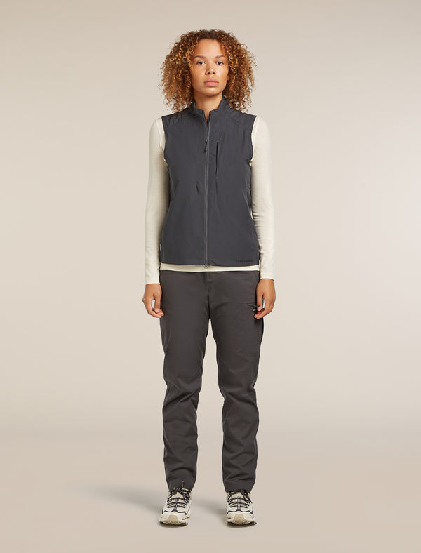 Dames Shell+™ windjack Elevation van katoen