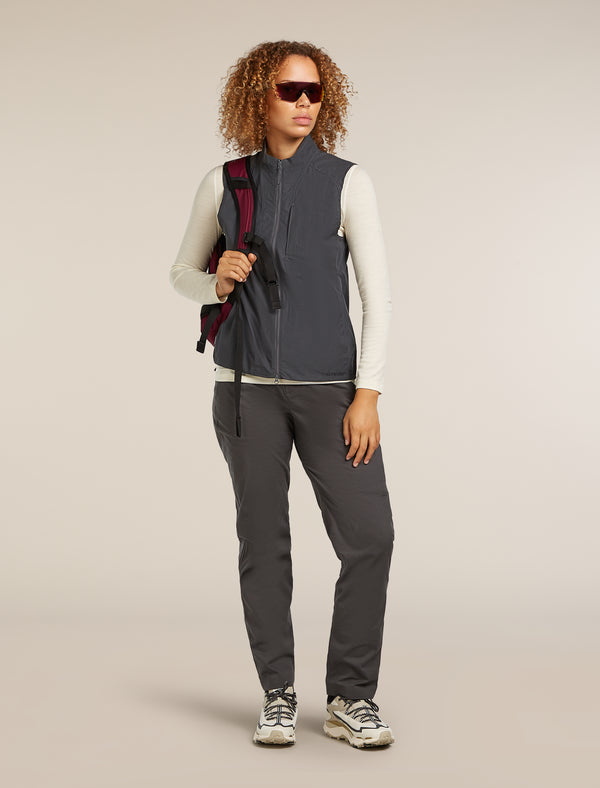 Dames Shell+™ windjack Elevation van katoen