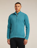 Men's 260 Waffle Knit Wander Half Zip Top Topaz - 1