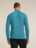 Men's 260 Waffle Knit Wander Half Zip Top Topaz - 2