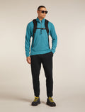 Men's 260 Waffle Knit Wander Half Zip Top Topaz - 4