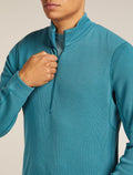 Men's 260 Waffle Knit Wander Half Zip Top Topaz - 6