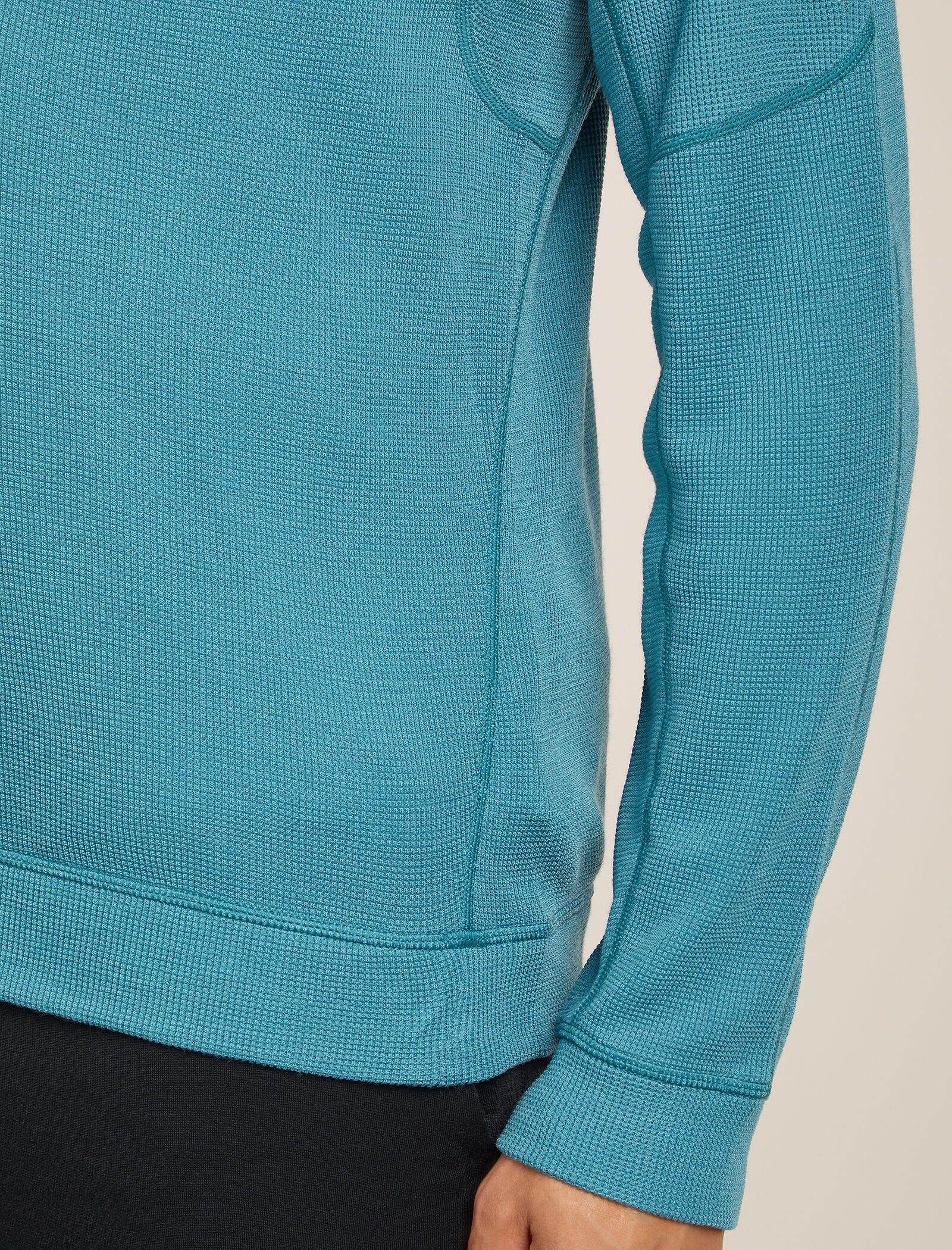 260 Waffle Knit Wander Half Zip Top