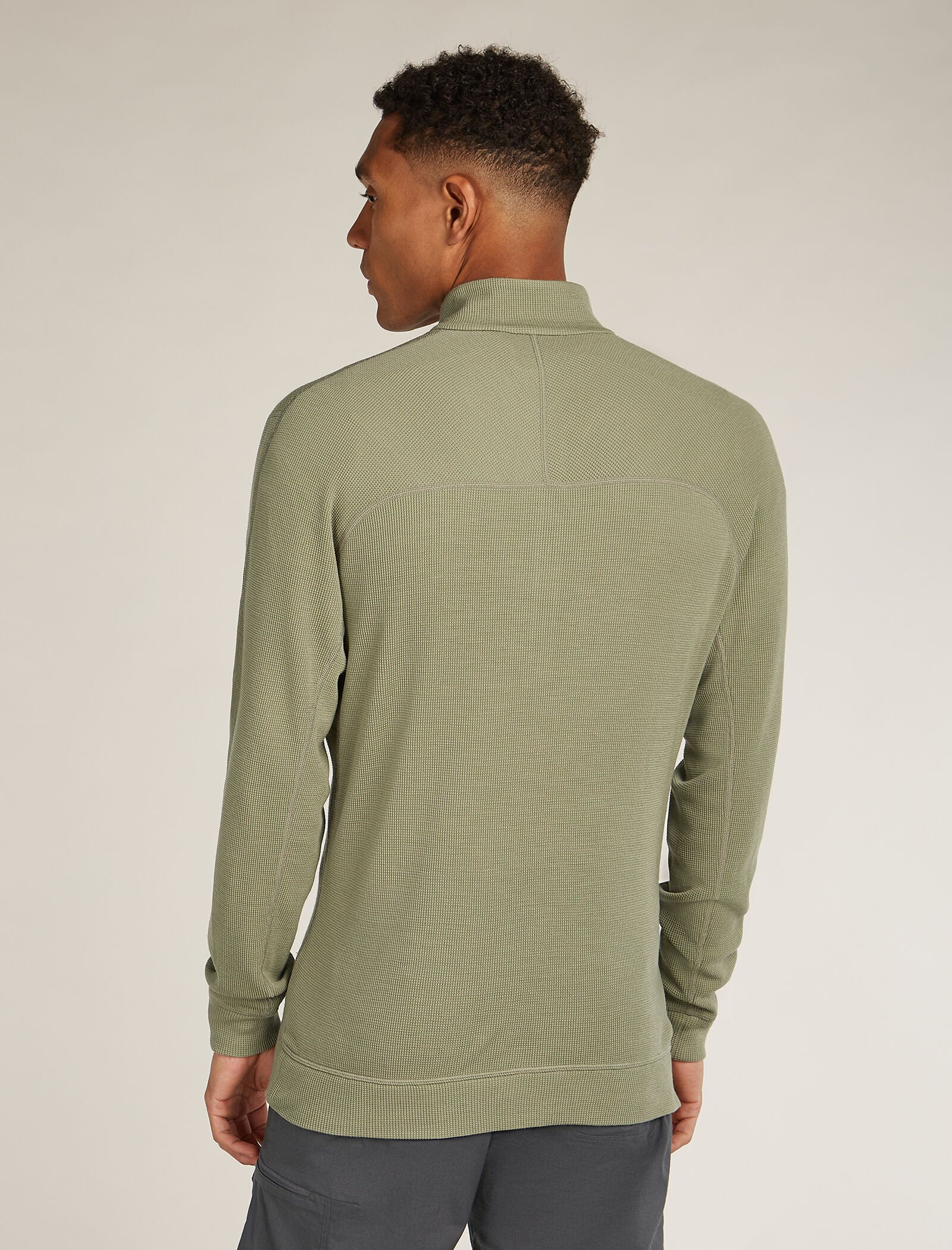Men's Merino 260 Waffle Knit Wander Long Sleeve Half Zip