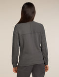 Women's 260 Waffle Knit Wander Half Zip Thermal Top Obsidian - 2