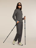 Women's 260 Waffle Knit Wander Half Zip Thermal Top Obsidian - 4