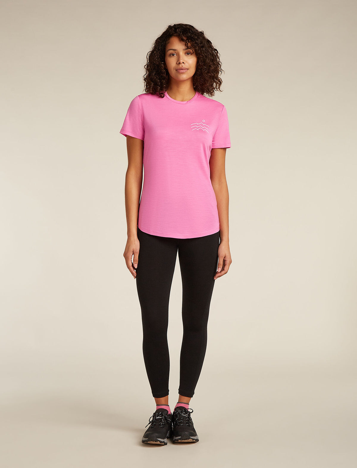 Merinomix 125 Cool-Lite™ Sphere Kurzarm T-Shirt Across the Peaks Damen  - 3