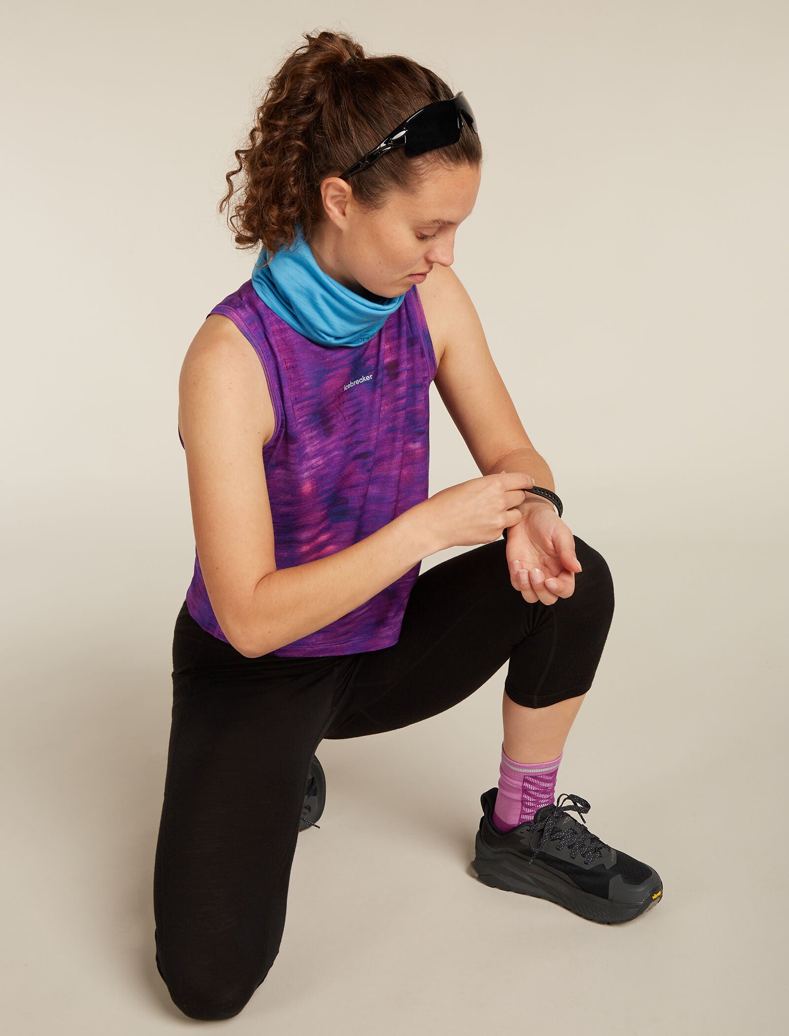 Women's Merino Blend 125 Cool-Lite™ Speed Tank Fusion | icebreaker