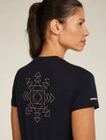 T-shirt a maniche corte in misto lana merino 125 Cool-Lite™ Sphere Fusion Donna  - 7