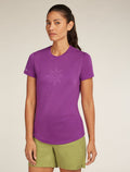 T-shirt a maniche corte in misto lana merino 125 Cool-Lite™ Sphere Fusion Donna  - 1