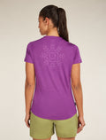 T-shirt a maniche corte in misto lana merino 125 Cool-Lite™ Sphere Fusion Donna  - 2